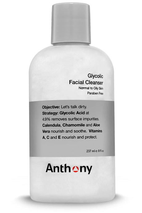 Anthony glycolic gezichtsreiniger 237ml - Manandshaving - Anthony Logistics for Men