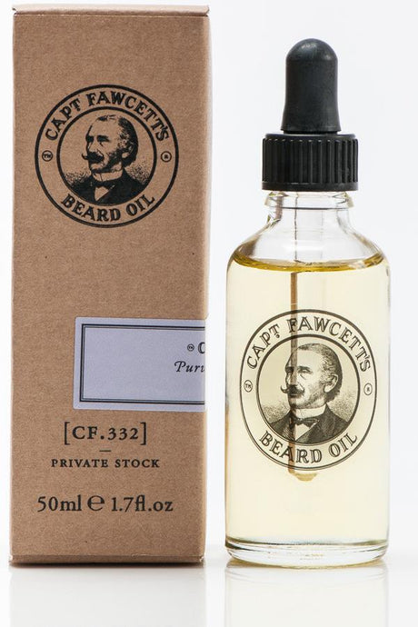 Captain Fawcett's baardolie Private Stock 50ml - Manandshaving - Captain Fawcett