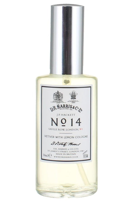 DR Harris cologne No. 14 Vetiver Lemon 50ml - Manandshaving - DR Harris
