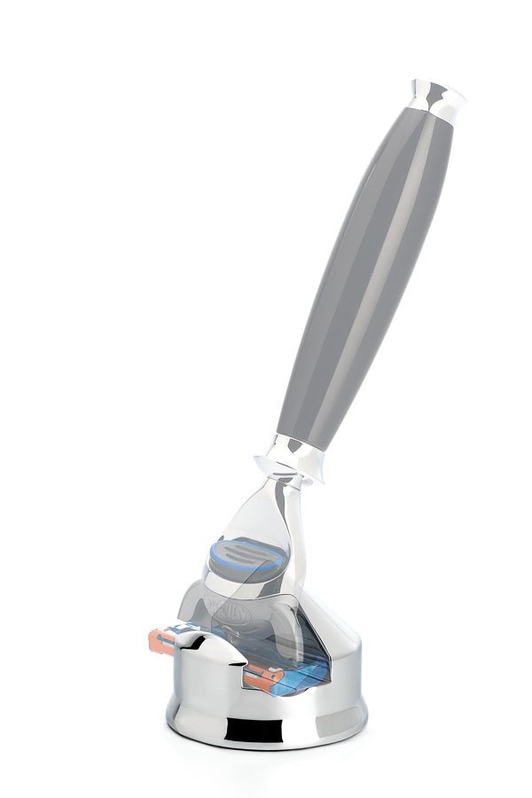 Support de rasoir Muhle Mach3 en Fusion Chrome