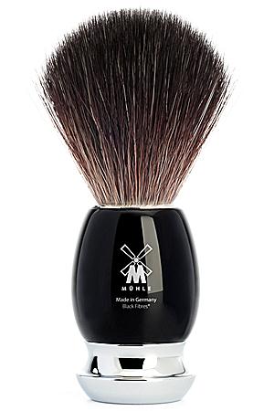 Muhle scheerkwast synthetisch haar VIVO zwart/chroom - Manandshaving - Muhle