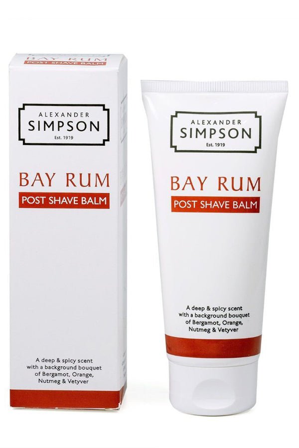 Alexander Simpson Est. 1919 after shave balm Bay Rum 100ml - Manandshaving - Simpson