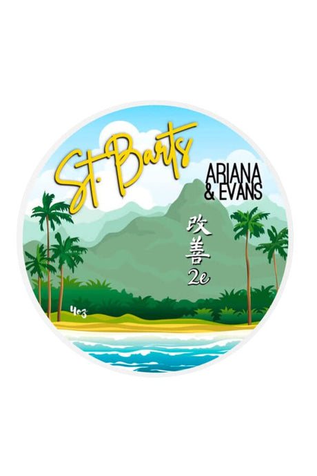 Ariana & Evans scheercrème St Barts K2E 118ml - Manandshaving - Ariana & Evans