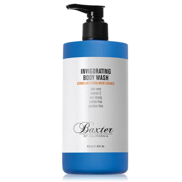 Baxter of California douchegel Citrus Herbal Musk 473ml - Manandshaving - Baxter of California