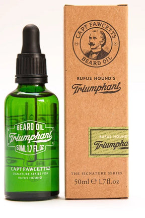 Captain Fawcett's baardolie Rufus Hound's Triumphant 50ml - Manandshaving - Captain Fawcett