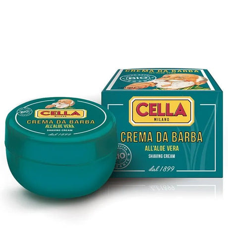 Cella Milano scheercrème Organic met Aloë Vera 150ml - Manandshaving - Cella Milano