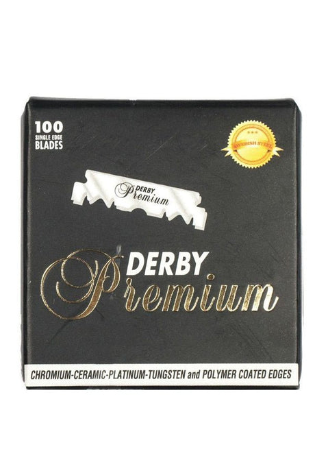 Derby single edge scheermesjes Premium voor shavette scheermes - Manandshaving - Derby