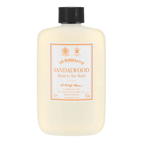 DR Harris Head to Toe Wash Sandelhout 250ml - Manandshaving - DR Harris