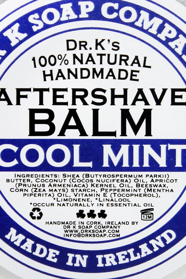 Dr K Soap Company after shave balm Cool Mint 60 gr - Manandshaving - Dr K. Soap Company