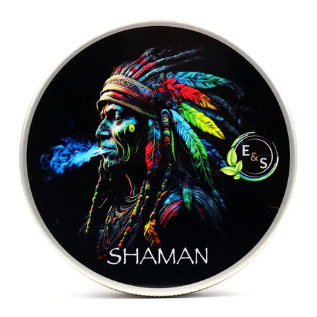 E & S Rasage vegan scheercrème SHAMAN 125ml - Manandshaving - E & S Rasage Traditionnel