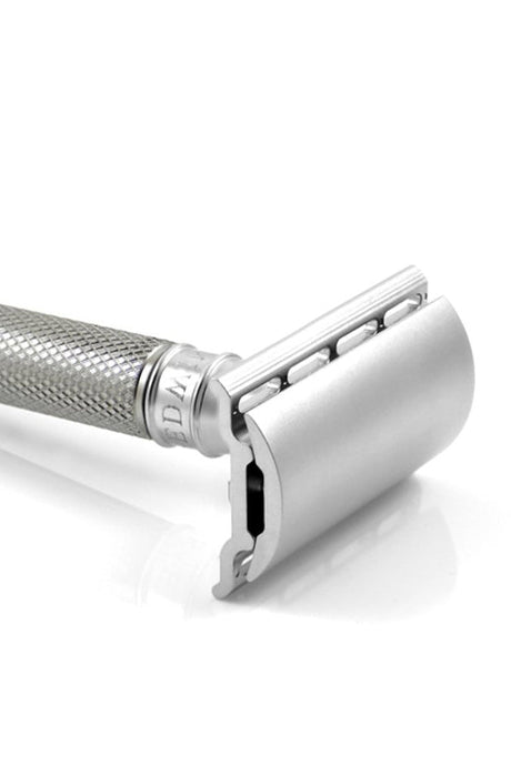 Edwin Jagger 3ONE6 double edge safety razor Gunmetal RVS - Manandshaving - Edwin Jagger 3ONE6