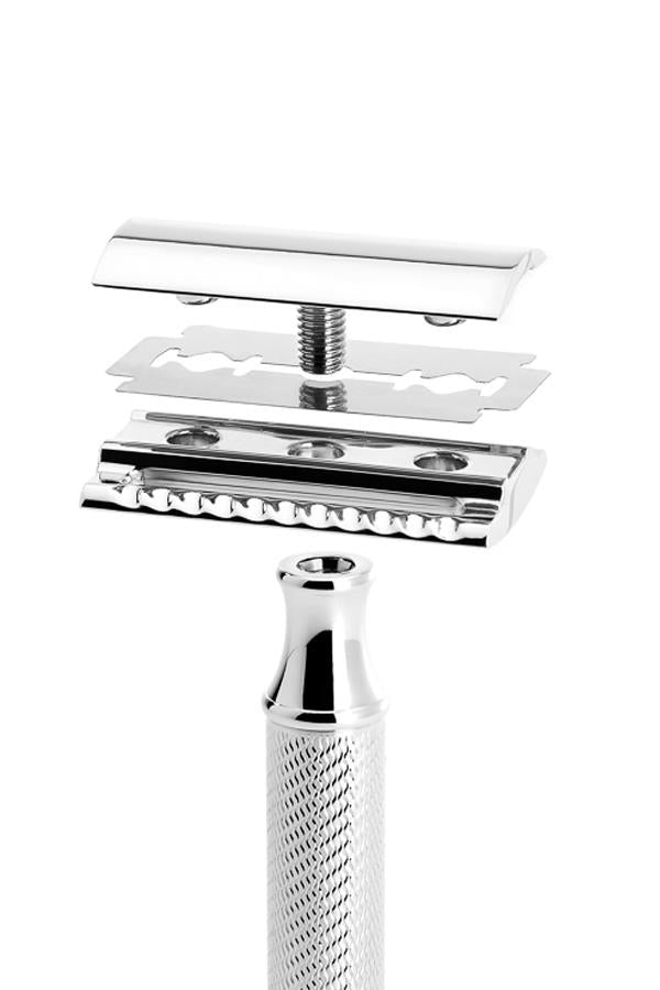 Edwin Jagger DE89 double edge safety razor chroom - Manandshaving - Edwin Jagger