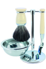 Edwin Jagger scheerset S21M727CRFB - Synthetisch - Fusion - Wit - Manandshaving - Edwin Jagger