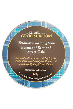 Essence of Scotland scheerzeep Sweet Gale 120gr - Manandshaving - Essence of Scotland