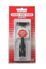 Feather double edge safety razor Popular vlindersluiting - Manandshaving - Feather