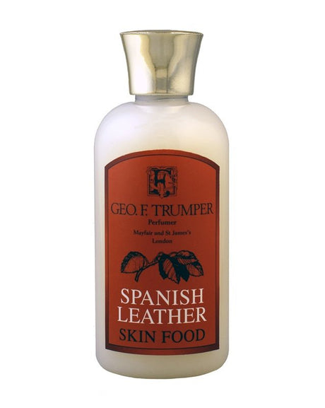 Geo F Trumper pre en after shave balm Skin Food Spanish Leather 100ml - Manandshaving - Geo F Trumper
