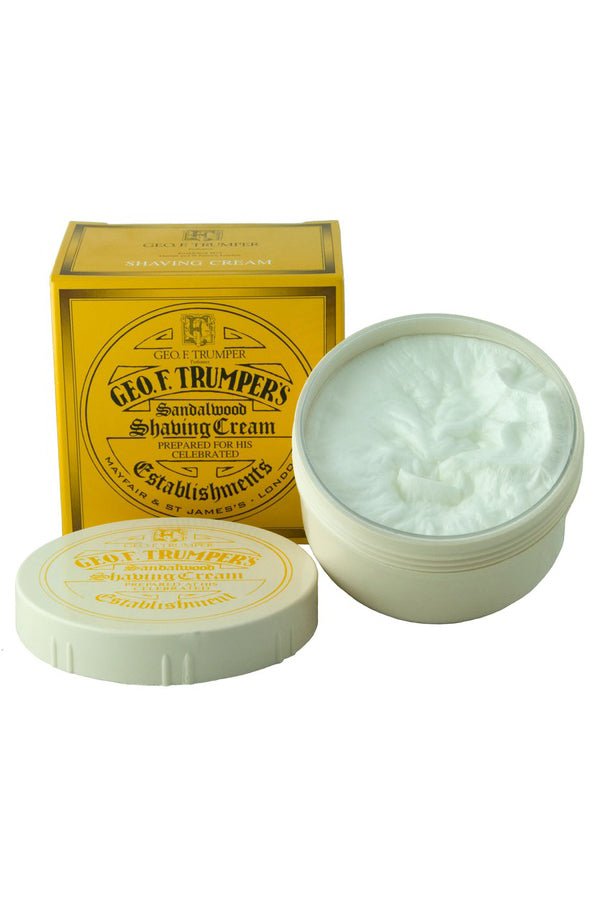 Geo F Trumper scheercrème Sandelhout 200gr - Manandshaving - Geo F Trumper