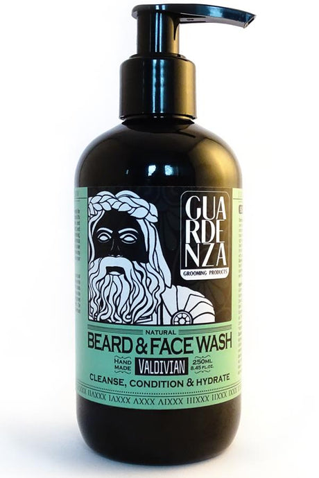 Guardenza baardshampoo Beard and Facewash Valdivian 250ml - Manandshaving - Guardenza
