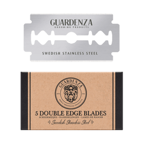 Guardenza double edge scheermesjes 5 stuks - Manandshaving - Guardenza