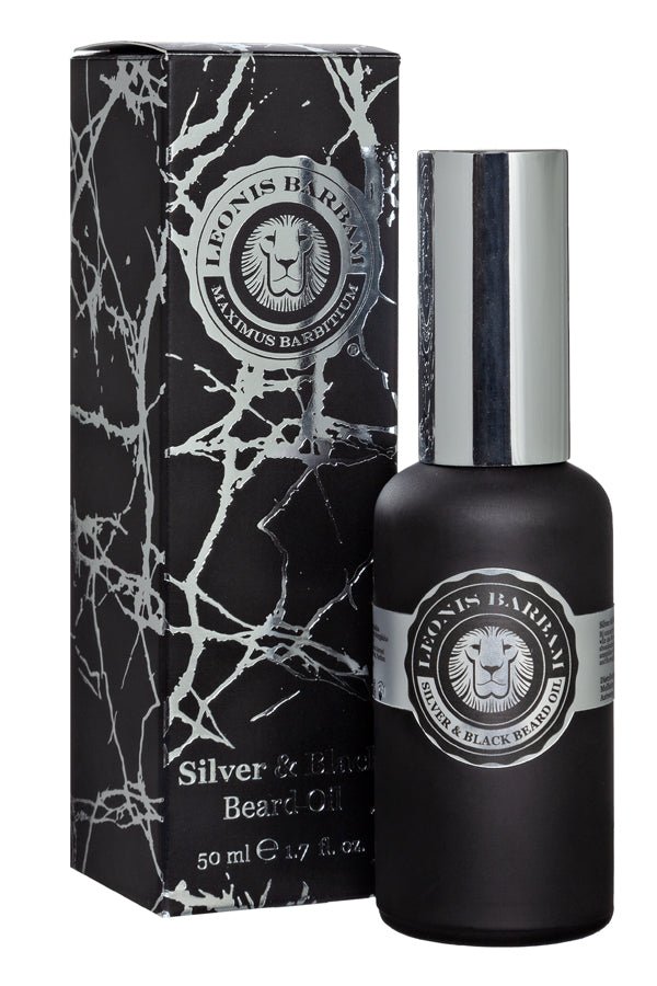 Leonis Barbam Silver & Black baardolie 50ml - Manandshaving - Leonis Barbam