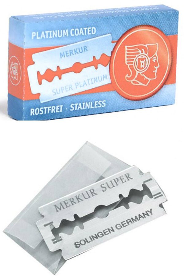 Merkur double edge scheermesjes Super Platinum 10 stuks - Manandshaving - Merkur