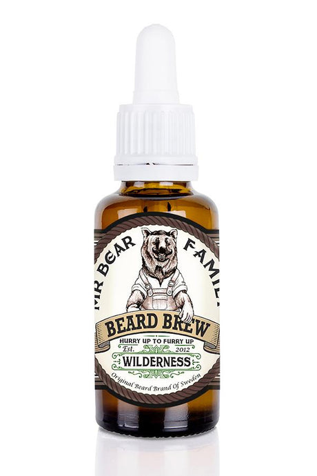 Mr Bear Family baardolie Beard Brew Wilderness 30ml - Manandshaving - Mr Bear Family