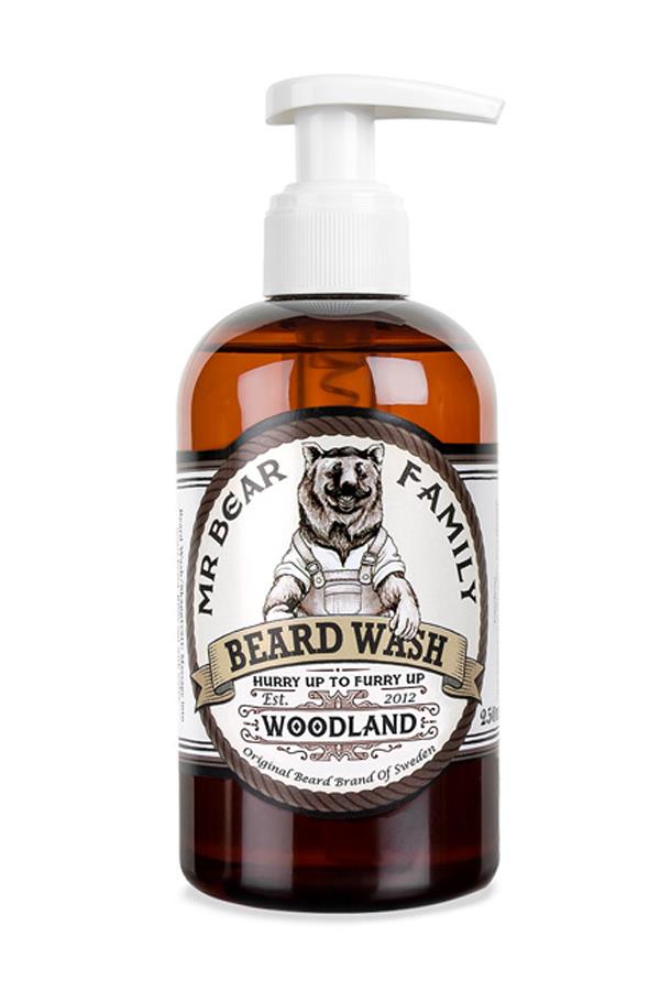 Mr Bear Family baardshampoo Woodland 250ml - Manandshaving - Mr Bear Family