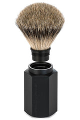 Muhle Hexagon scheerkwast dassenhaar Graphite - Manandshaving - Muhle Hexagon