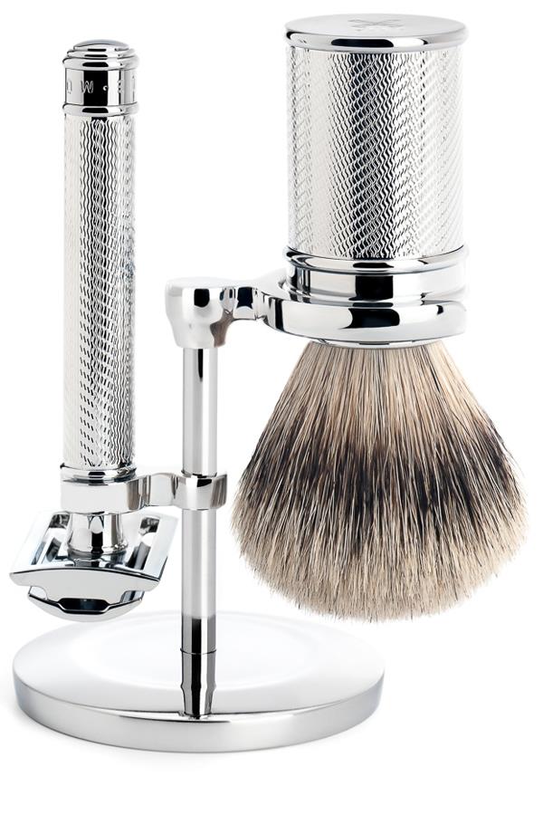 Muhle Support pour raser pinceau et rasoir de sécurité classique traditionnel