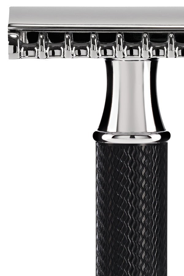 R49 Razor Muhle R41 BLACK double edge safety razor met tandkam ...