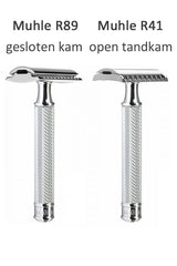 Muhle R89 double edge safety razor chroom - Manandshaving - Muhle