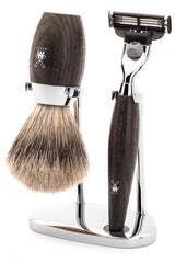 Muhle scheerset Kosmo S281H873 - Dassenhaar - Mach3 - Bog hout - Manandshaving - Muhle