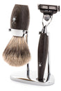 Muhle scheerset Kosmo S281H873 - Dassenhaar - Mach3 - Bog hout - Manandshaving - Muhle