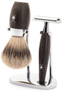 Muhle scheerset Kosmo S281H873SR - Dassenhaar - Safety razor - Boghout - Manandshaving - Muhle