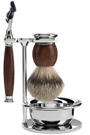 Muhle scheerset Sophist S93H47SF - Dashaar - Fusion - Ironwood - Manandshaving - Muhle