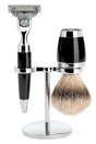 Muhle scheerset Stylo S091K76M3 - Dashaar - Mach3 - Zwart - Manandshaving - Mühle Stylo