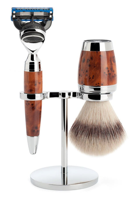 Muhle scheerset Stylo S31H71F - Synthetisch - Fusion - Thujahout - Manandshaving - Mühle Stylo