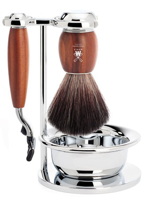 Muhle scheerset Vivo S2H331SM3 - Synthetisch - Mach3 - Pruimen - Manandshaving - Muhle