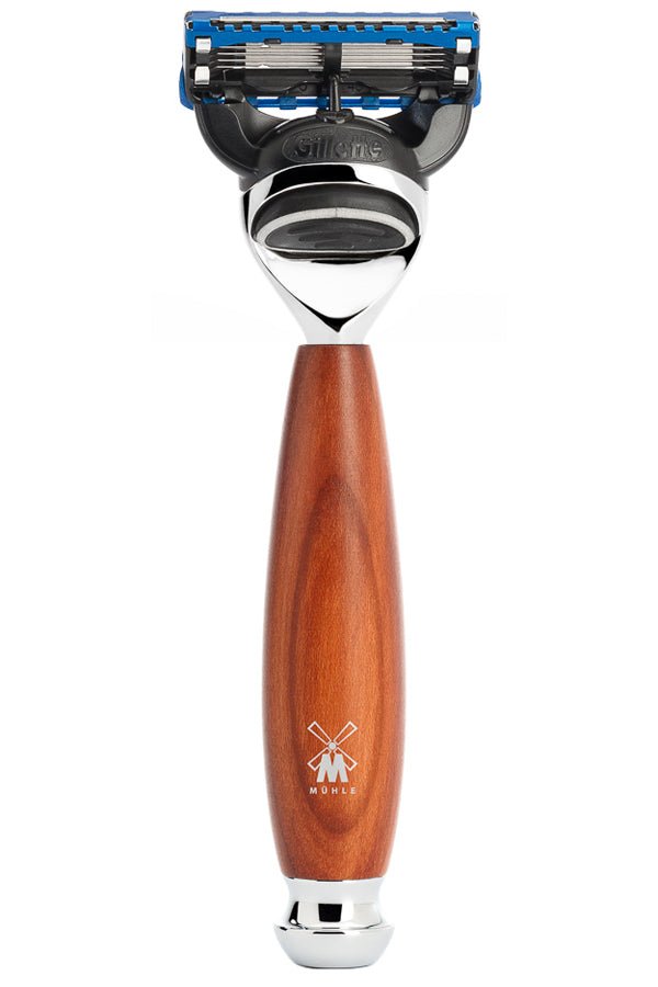 Muhle VIVO scheermes Fusion Pruimenboomhout - Manandshaving - Muhle