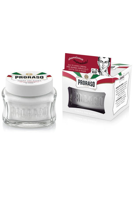 Proraso pre-shave crème gevoelige huid 100ml - Manandshaving - Proraso