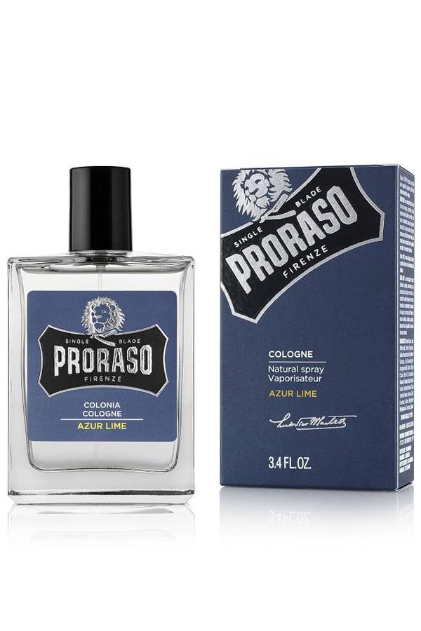 Proraso Single Blade Eau de Cologne Azur Lime 100ml - Manandshaving - Proraso