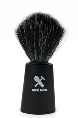 Raz*War scheerkwast synthetisch haar Black Fibre Matzwart - Manandshaving - Raz*War