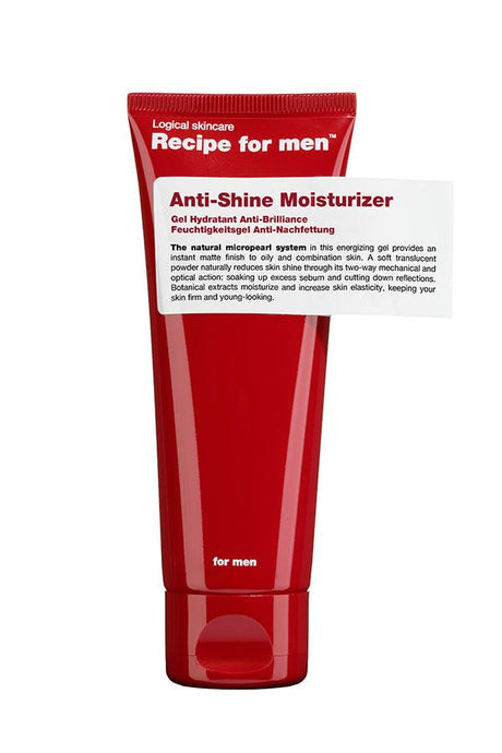 Recipe for Men anti-shine moisturizer 75ml - Manandshaving - Recipe for Men