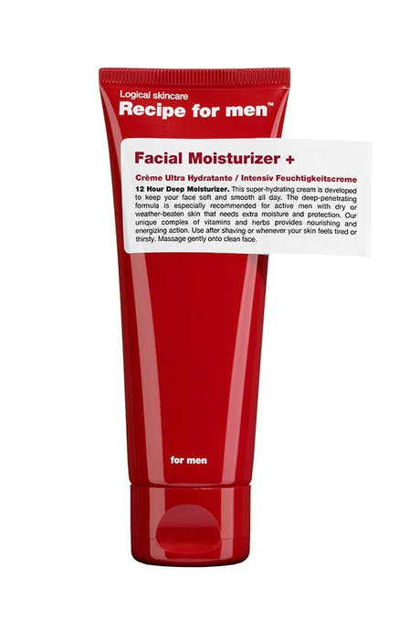 Recipe for Men moisturizer+ 75ml - Manandshaving - Recipe for Men