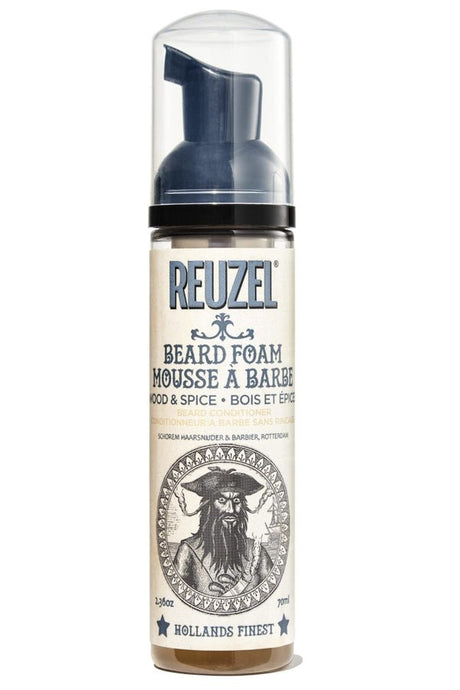 Reuzel beard foam Wood & Spice 70ml - Manandshaving - Reuzel