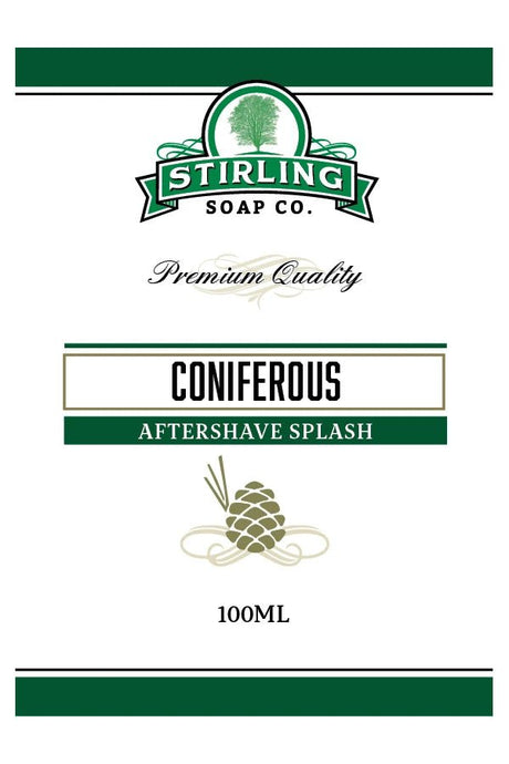 Stirling Soap Co. after shave Coniferous 100ml - Manandshaving - Stirling Soap Co.