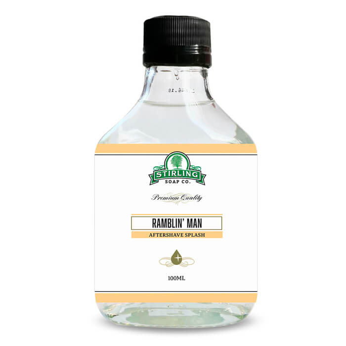 Stirling Soap Co. after shave Ramblin’ Man 100ml - Manandshaving - Stirling Soap Co.