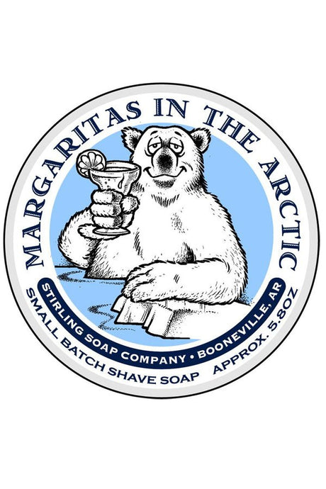 Stirling Soap Co. scheercrème Margaritas in the Artic 165ml - Manandshaving - Stirling Soap Co.