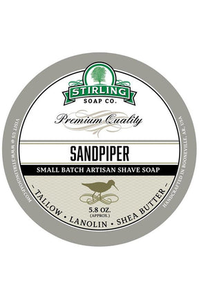 Stirling Soap Co. scheercrème Sandpiper 165ml - Manandshaving - Stirling Soap Co.