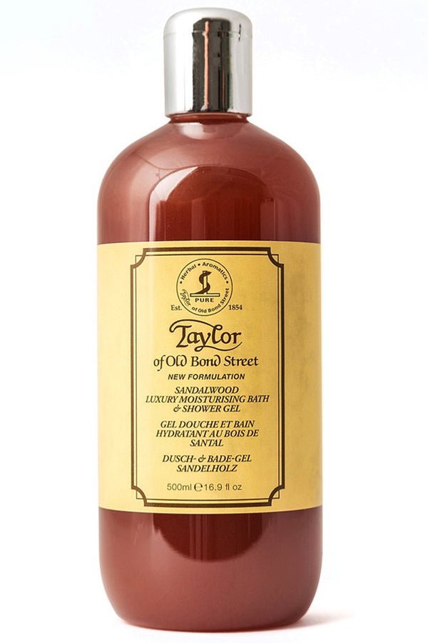 Taylor of Old Bond Str. douchegel Sandelhout 500ml - Manandshaving - Taylor of Old Bond Street